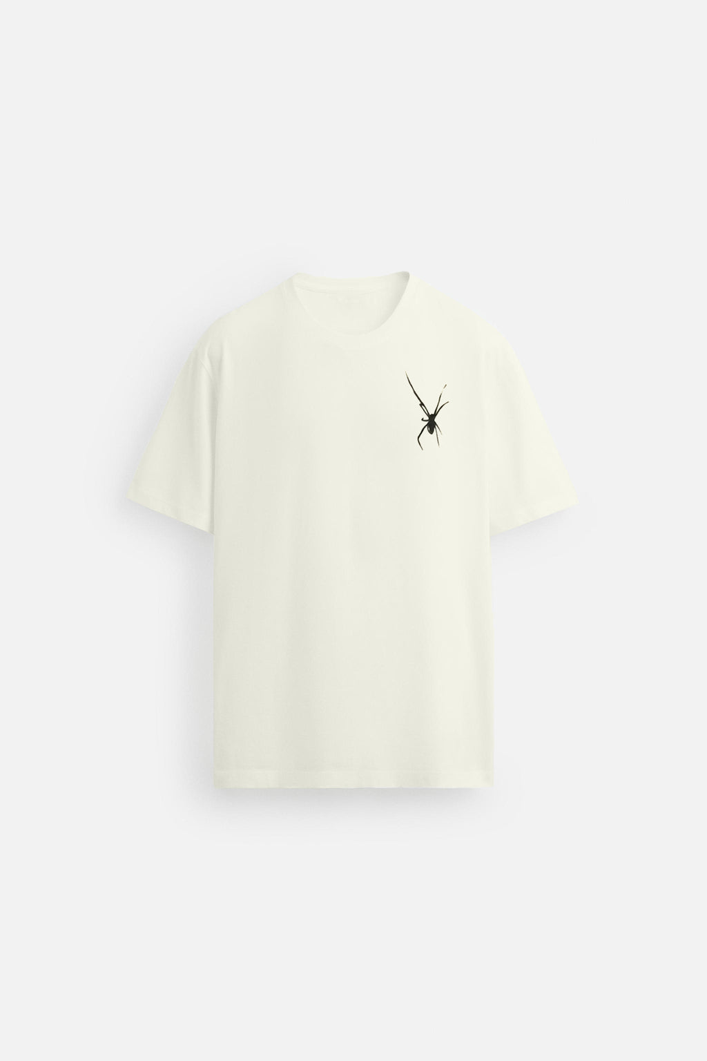 Off White Men's Oversized Spider Graphic T‑Shirt | 100% Cotton Streetwear